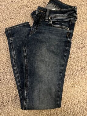 Silver Jeans Britt Skinny in blue